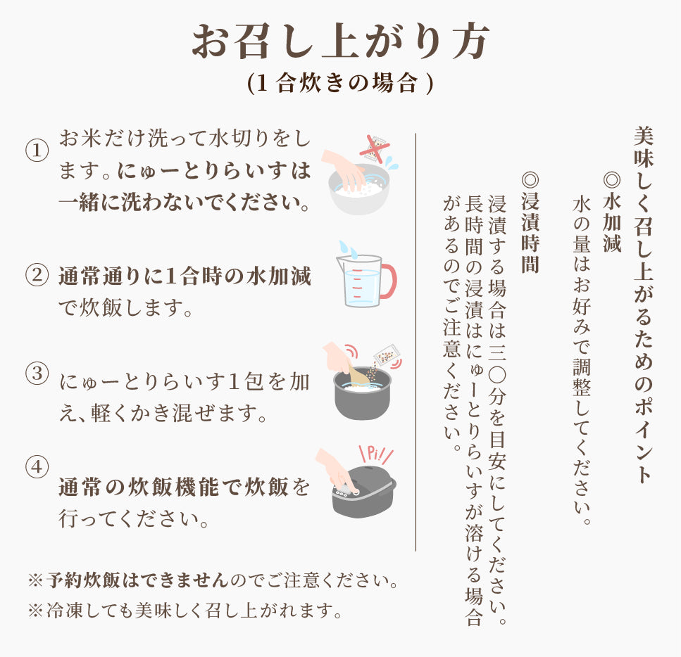 にゅーとりらいす「めぐり」葉酸-plus ( 栄養強化米 )